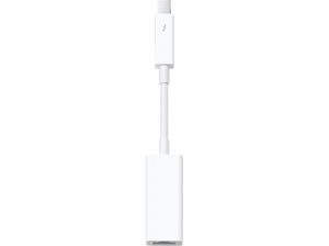 Apple A1433 EMC 2590 Thunderbolt till Gigabit ethernet adapter, vit