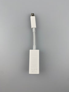 Apple A1433 EMC 2590 Thunderbolt till Gigabit ethernet adapter, vit